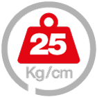 max load 25 [kg/cm]